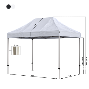 Folding tent Complete 2x3m Premium