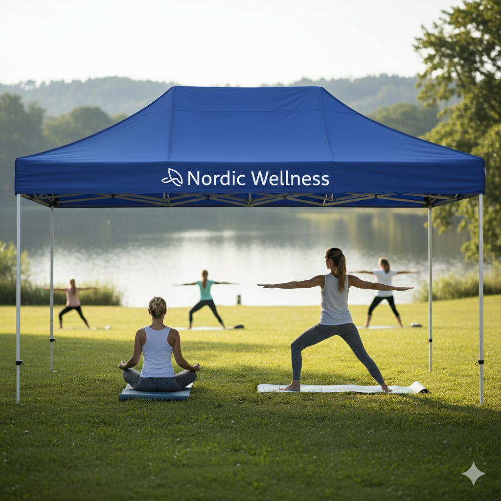 Stand Up Folding Tent Complete 3x4.5m Premium