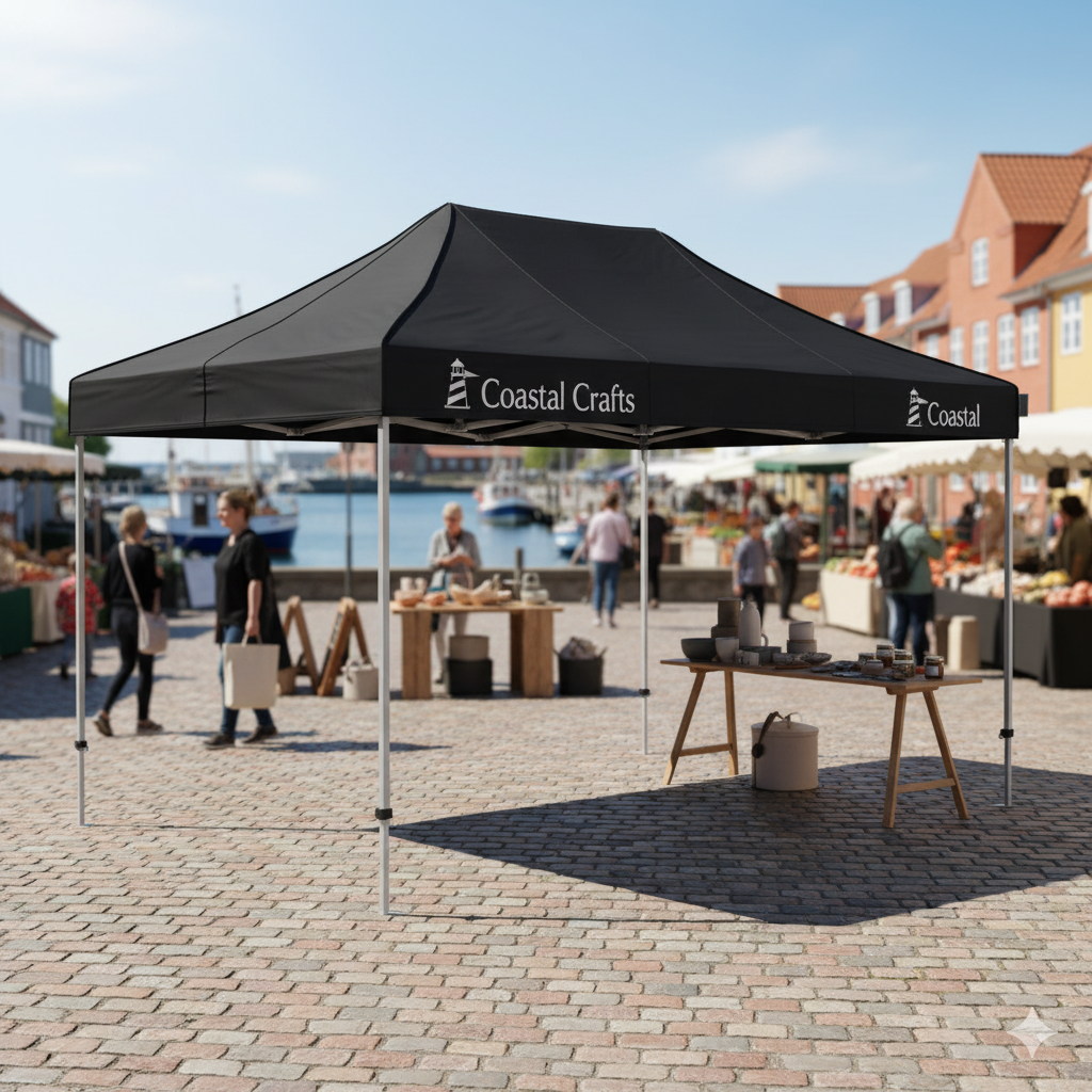 Stand Up Folding Tent Complete 3x4.5m Premium