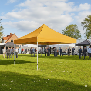 Stand Up Folding Tent Complete 4x4m Premium Pro