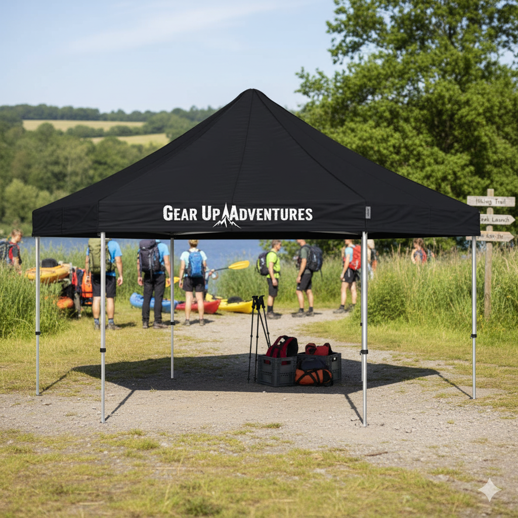 Stand Up folding tent Complete 6-sided, Premium Pro