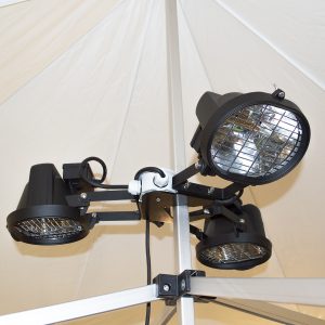 Infrared heat lamp for StandUp, 3x500 watt